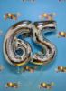 Picture of 26'' Silver Number 6 - Foil Balloon (helium-filled)