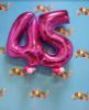 Picture of 26''Hot Pink Number 4 - Foil Balloon (helium-filled)