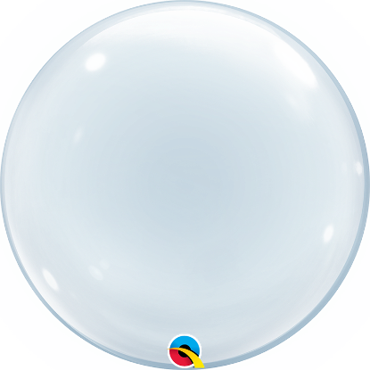 Picture of 20″  Clear Deco Bubble Balloon  (helium-filled)